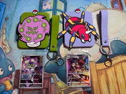Spiritomb & Ariados Card Silicone Display Frame Case And Card Pokemon S-Chinese - Image 2