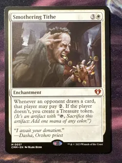 Smothering Tithe - Commander Masters #57 Mythic, NM - Image 1