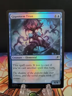 Gigastorm Titan - FOIL - EDGE OF ETERNITIES - Magic the Gathering - Image 1