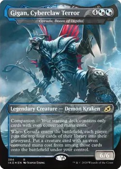 Gigan, Cyberclaw Terror (FOIL) Box Topper- Ikoria (IKO) (Near Mint NM) - Image 1