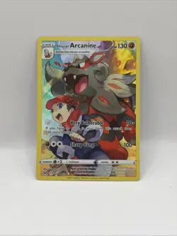 Hisuian Arcanine TG08/TG30 Swsh11: Lost Origin Trainer Gallery Holo Pokemon NM - Image 1