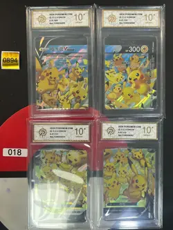 Grade10Grade10Pokemon: Pikachu V-UNION S-P 109-112 NM Holo S.CHINESE - Image 1