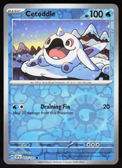 Cetoddle 053/191 Common Surging Sparks Pokemon Reverse Holo Near Mint - Image 1