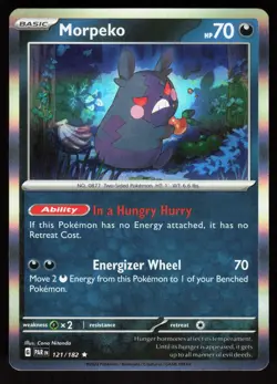 Morpeko 121/182 Rare Paradox Rift Pokemon Holo Near Mint - Image 1