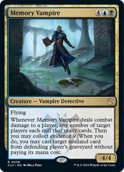 Memory Vampire [Ravnica: Clue Edition] Magic MTG - Image 1