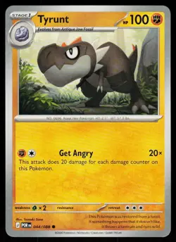 Tyrunt 044/088 Common Perfect Order Pokemon Near Mint - Image 1