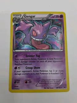 2015 Pokemon TCG Gengar 60/162 Breakthrough Holo Rare NM - Image 1