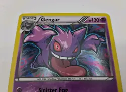 2015 Pokemon TCG Gengar 60/162 Breakthrough Holo Rare NM - Image 2