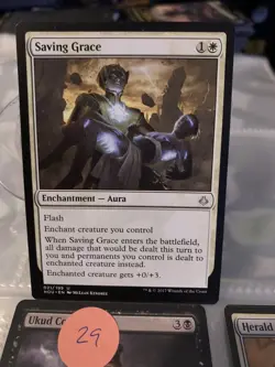 MTG Saving Grace Hour of Devastation 021/199 Regular Uncommon - Image 1