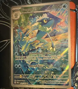 Pokemon Frogadier Full Art Holo Rare CRI 089/086 100 HP English - Image 1