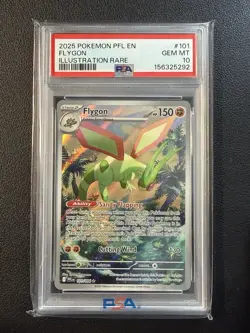 Flygon 101/094 Pokemon Phantasmal Flames Illustration Rare PSA 10 GEM MINT 💎 - Image 1