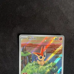 Pokemon TCG Victini SVP 208 Promo Illustration Rare NM - Image 5