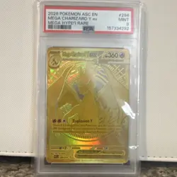 Pokemon TCG Mega Charizard Y ex 294/217 Ascended Heroes Holo PSA 9 MHR - Image 1
