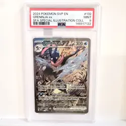 PSA 9 Greninja EX SVP 132 Black Star Promo Pokemon - Image 1