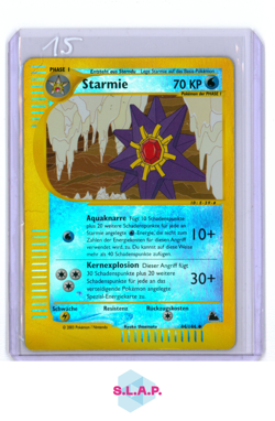 STARMIE POKEMON 44/144 2003 SKYRIDGE REVERSE HOLO GERMAN - Image 1