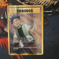 Pokemon Brock's Grit Full Art Holo Ultra Rare Trainer 107/108 Evolutions - Image 2