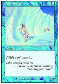 [1x] Glacial Wall - Foil Slight Play, English Seventh Edition MTG Magic - Image 1