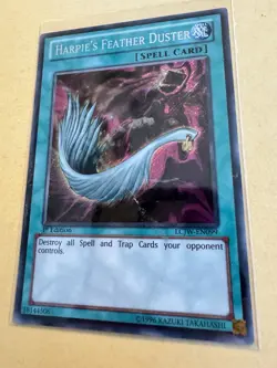 Yu-Gi-Oh! TCG Harpie’s Feather Duster LCJW-EN099 1st Edition Secret Rare NM - Image 2