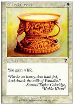 [1x] Sacred Nectar - Foil Slight Play, English Seventh Edition MTG Magic - Image 1