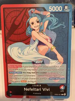 Nefeltari Vivi One Piece: Heroines Edition English #EB03-001 - Image 1