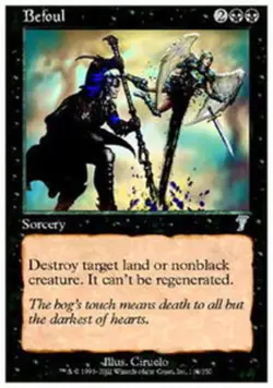 [1x] Befoul - Foil Near Mint, English Seventh Edition MTG Magic - Image 1