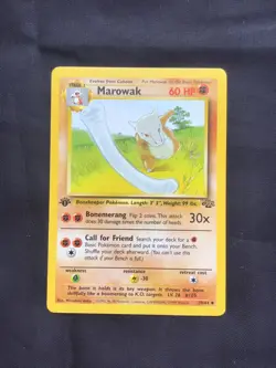 Pokemon Cards: Jungle 1st Edition Uncommon: Marowak 39/64 - Image 1