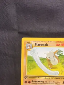 Pokemon Cards: Jungle 1st Edition Uncommon: Marowak 39/64 - Image 2