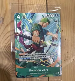 Roronoa Zoro P-114 C2E2 Exclusive Convention One Piece Promo Card Sealed English - Image 1