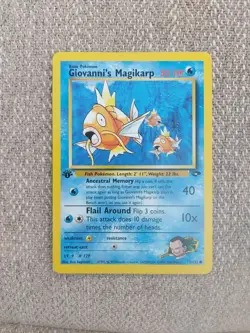 Pokemon TCG Giovanni's Magikarp Common 1st Edition Gym Chalenge Card 73/132 MINT - Image 1