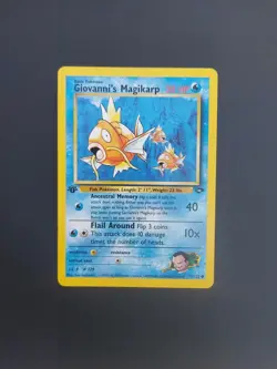 Pokemon TCG Giovanni's Magikarp Common 1st Edition Gym Chalenge Card 73/132 MINT - Image 3