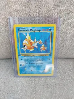 Pokemon TCG Giovanni's Magikarp Common 1st Edition Gym Chalenge Card 73/132 MINT - Image 5