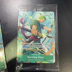 Roronoa Zoro P-114 C2E2 Exclusive Convention One Piece Promo Card Sealed English - Image 1