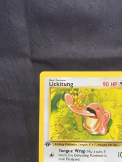 Pokemon Cards: Jungle 1st Edition Uncommon: Lickitung 38/64 - Image 2