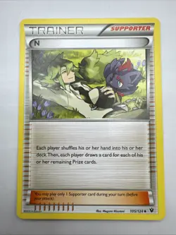 Pokemon TCG N Fates Collide 105/124 Uncommon Card Regular NM Condition - Image 1