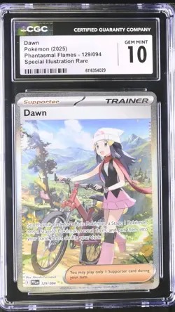 CGC 10 Dawn Special Illustration Rare Phantasmal Flames 2025 Pokemon Card #129 - Image 1