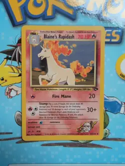 Blaine's Rapidash Gym Challenge 33/132 Regular LP Pokemon Card - Image 1
