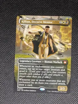 Killian, Decisive Mentor (Borderless) Commander: Secrets of Strixhaven Regular - Image 1