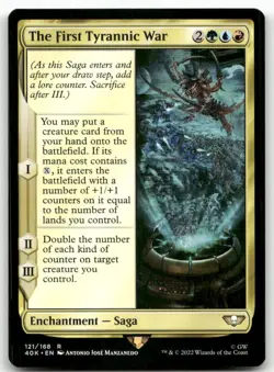 The First Tyrannic War 121 MTG Universes Beyond: Warhammer 40,000 R NM - Image 1
