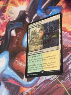MTG Magic: The Gathering - Temple Garden - Lorwyn Eclipsed Rare Land Mint - Image 2