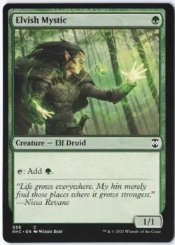 Elvish Mystic C Commander: Kaldheim 58 LP - Image 1