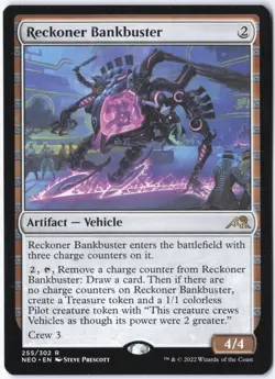 Reckoner Bankbuster R Kamigawa: Neon Dynasty 255 LP - Image 1