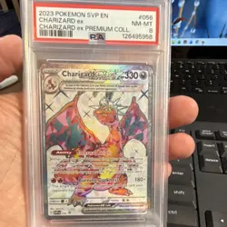 Charizard ex Pokemon SV: Scarlet & Violet Promo 056 Holo English PSA 8 2023 - Image 1