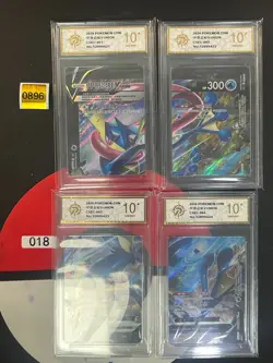 Greninja V-union Promo CSEC001 - CSEC004 Combination Set - Pokemon CardGrade10 - Image 1