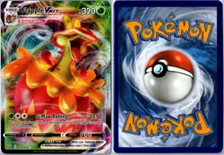 POKEMON CARD - FLAPPLE VMAX 019/163 BATTLE STYLES VMAX RARE HOLO NEAR MINT - Image 3
