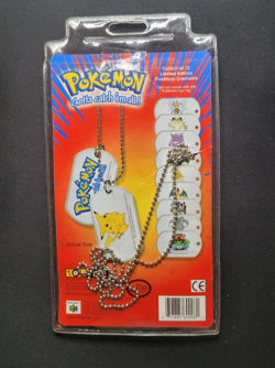Vintage 1999 Pokemon Dog Tags Beedrill Collectible New Sealed Dogtags - Image 2