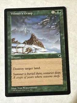 Winter’s Grasp X1 Tempest LP Condition See Pics Front Back Mtg - Image 1