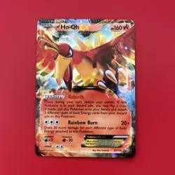 Ho-Oh EX 22/124 | BW Dragons Exalted Half Art | English Pokemon TCG - Image 1