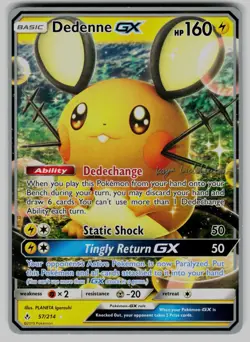 Dedenne GX 57/214 Ultra Rare World Championship Decks Pokemon Near Mint - Image 1