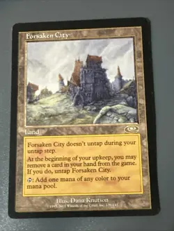 Forsaken City X1 Planeshift NM Condition See Pics Front/back - Image 1