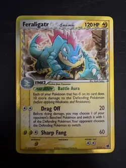Pokemon TCG Feraligatr Pokemon Dragon Frontiers 2/101 Rare - LP Condition - Image 1